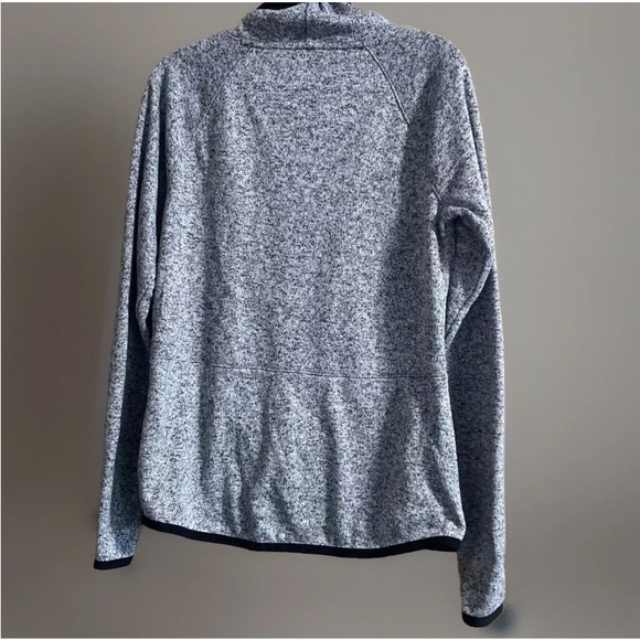 Tek Gear On-the-go-gear Women’s Size Medium Gray Heathered Fleece Sweater - Picture 3 of 11